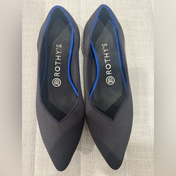 Rothy’s women’s point shoe navy 8 - Picture 2 of 3